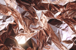 Crumpled metallic foil with reflective surfaces Product Image 1