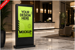 Signage Hotel Lobby Mockup Product Image 1