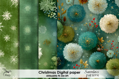 Christmas digital paper, seamless pattern Product Image 1