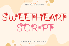 Sweetheart Script Style Product Image 1
