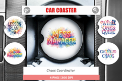 Chaos Coordinator Car Coaster Product Image 1