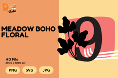 Meadow Boho Floral Monogram Product Image 1