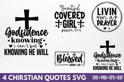 Chirstian Quotes SVG Product Image 1