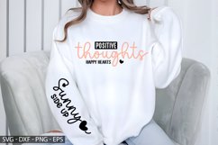 Positive Thoughts Sleeve - Sleeve Design, T-Shirt Design Product Image 2