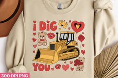 I dig you PNG, Cozy Valentine Sublimation P Product Image 2