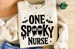 One Spooky Nurse Svg | Halloween Svg | Shirt Svg Product Image 2