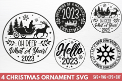 Christmas Ornament SVG Product Image 1