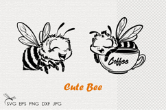Cute Bee SVG files - 2 Variations Product Image 1