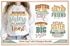 Sister Svg T-shirt Designs Bundle Product Image 1