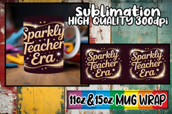 Unique adventures 11oz 15oz sublimation wrap, Teacher Product Image 1