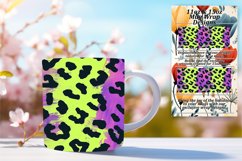 Sparkly Leopard Print Mug Wrap 11oz/15oz Designs Product Image 1