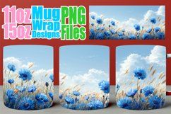 Beauty Landscape Mug Wrap Sublimation - 11oz &amp; 15oz Product Image 1