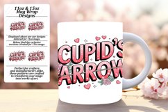 Dazzling 15oz Mug Wrap Png Template , Valentines Product Image 1