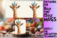 Birthday Critters Mug Wrap Product Image 1
