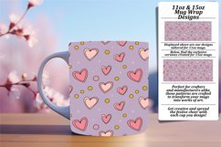 Magical 15oz Mug Wrap Png Design , Heart Product Image 1