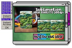 3D Spring Landscape Mug Wrap - 15oz 11oz Product Image 1
