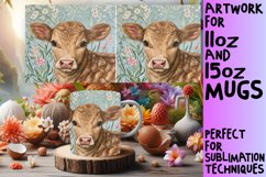 Colorful Farm Friends and Floral Mug Product Image 1