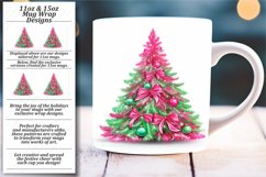 Shimmering Holiday Magic: Christmas Tree Sublimation Product Image 1