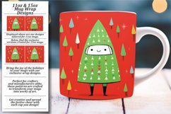 Festive Christmas Theme Mug Wrap: 11oz/15oz Product Image 1