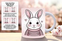 Radiant 11oz Mug Wrap Png Template , Valenines Animals Product Image 1