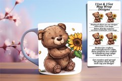 Colorful Animals Mug Wrap Sublimation 15oz Product Image 1