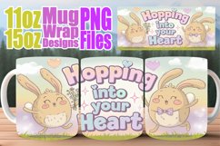 Sunny outlook 11oz 15oz mug wrap, Love Product Image 1