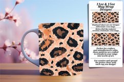 Leopard Print Mug Wrap - Sublimation Glitter Product Image 1