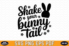 Shake your Bunny tail SVG Design | SVG Cut files Product Image 1