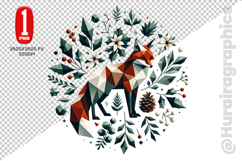 Cute Fox Clipart - PNG File Product Image 2