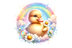 Cute Duck Clipart - PNG File Product Image 1