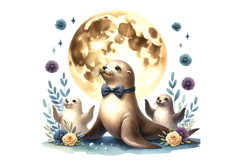 Cute Sealion Clipart - PNG File Product Image 2