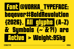 VORKA - Headline Display Typeface Product Image 19