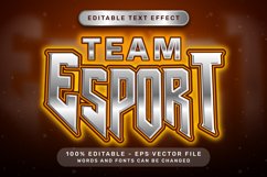 team esport effect and editable text effect with light neon Product Image 1