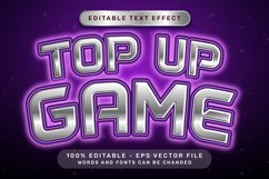 top up game effect and editable text effect Product Image 1