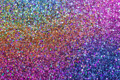 &quot;Chunky Holographic Glitter Texture Purple Rainbow Backgroun Product Image 1