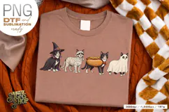 Halloween Cat PNG DTF Cute Spooky Costume Cats Design Product Image 7