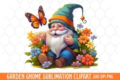 Garden Gnome Sublimation clipart Product Image 1