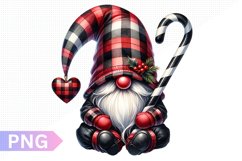 Christmas Gnome Sublimation Clipart PNG Product Image 1