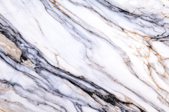 A white marble surface with black and gold veins Product Image 1