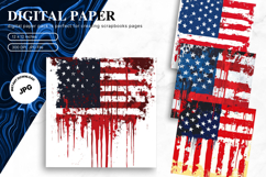 4th of July Patriotic USA American Flag Background Wallpaper Product Image 1