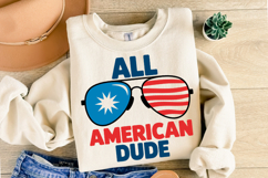 All American Dude svg | 4th of july Svg | Shirt Svg Product Image 2