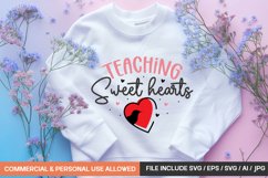 Teaching Sweethearts svg design Product Image 1