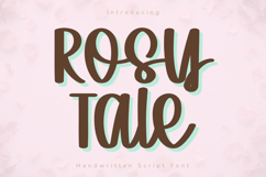 Rosy Tale - Handwritten Script Font Product Image 1