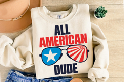 All American Dude svg | 4th of july Svg | Shirt Svg Product Image 2