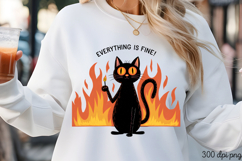 Funny Cats Sublimation Quotes Bundle PNG Product Image 8