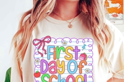 Coquette First Day Of School Png | Preppy Back To School Product Image 3