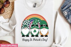 Happy St. Patrick s Day PNG, St Patricks Day Gnome Sublimati Product Image 2