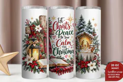 More Wonder Less Worry Christmas PNG, Jesus Christmas Nativi Product Image 2