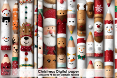 Christmas digital paper, background clipart Product Image 1