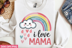 Floral Mama Mom Sublimation PNG Product Image 2